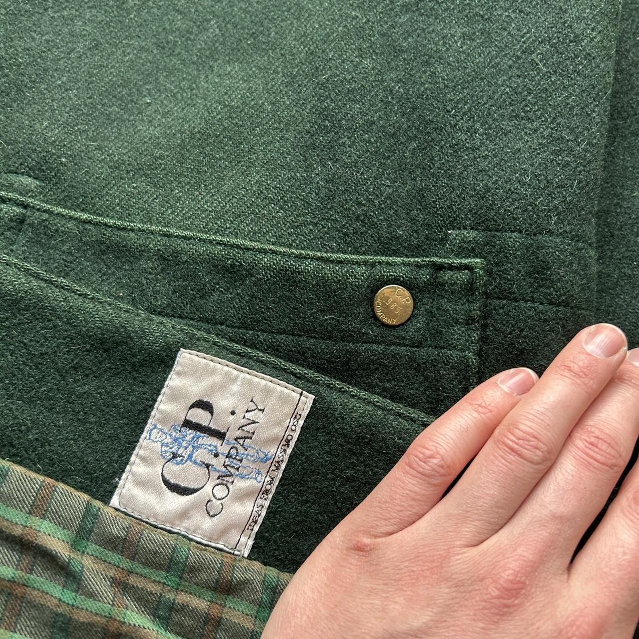 1985 CP Company Wool Duffle Coat Green XL