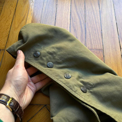 1980s Boneville Navy Arctic Parka Jacket Khaki XL