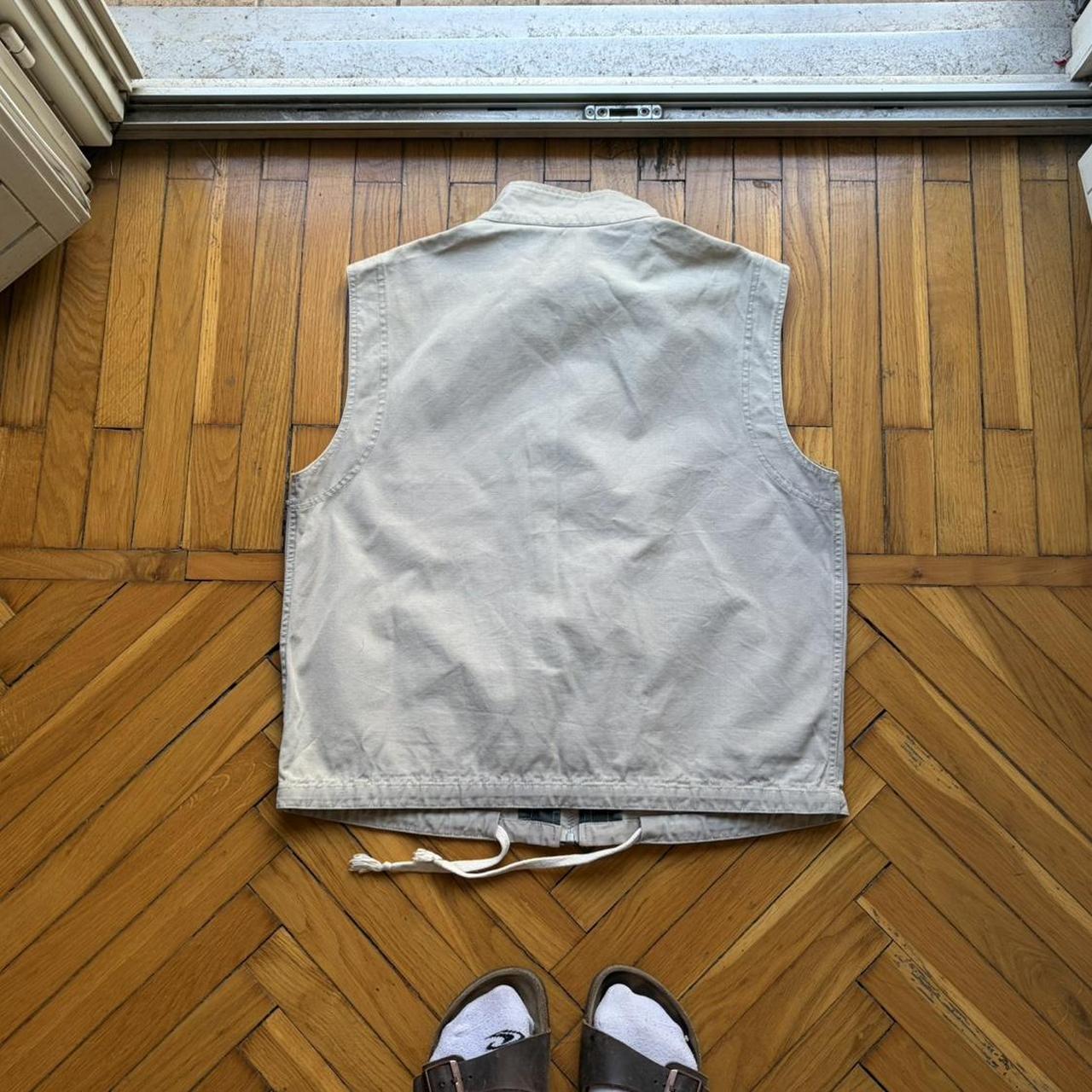 1990s Armani Jeans Gilet Beige M