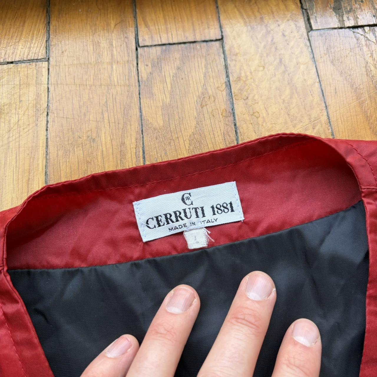 1996 Cerruti 1881 Ferrari Gilet Red M