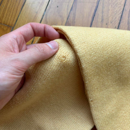 1980s Cerruti 1881 Knitted Scarf Yellow OS