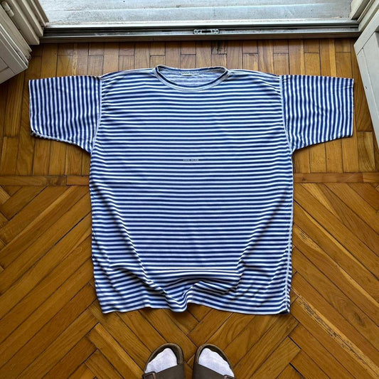 1980s Stone Island Striped T Shirt XXL
