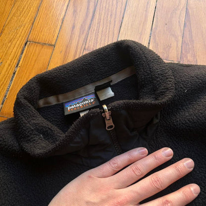 1990s Patagonia Synchilla Fleece Jacket Black XL