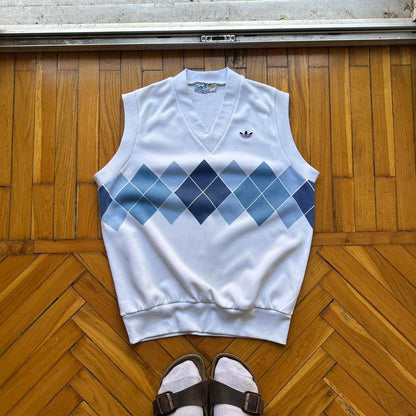 1980s Adidas Originals Ivan Lendl Sweater Vest S