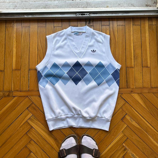 1980s Adidas Originals Ivan Lendl Sweater Vest S