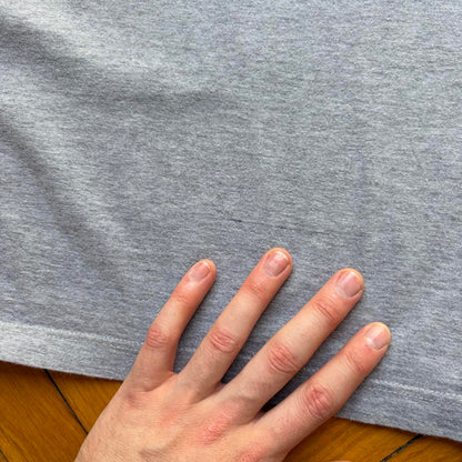 1990s Armani Jeans Henley T Shirt Grey M