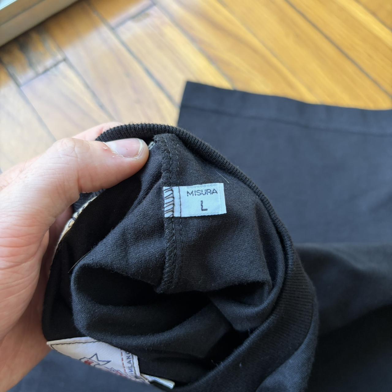 1990s Armani Jeans T Shirt Black L