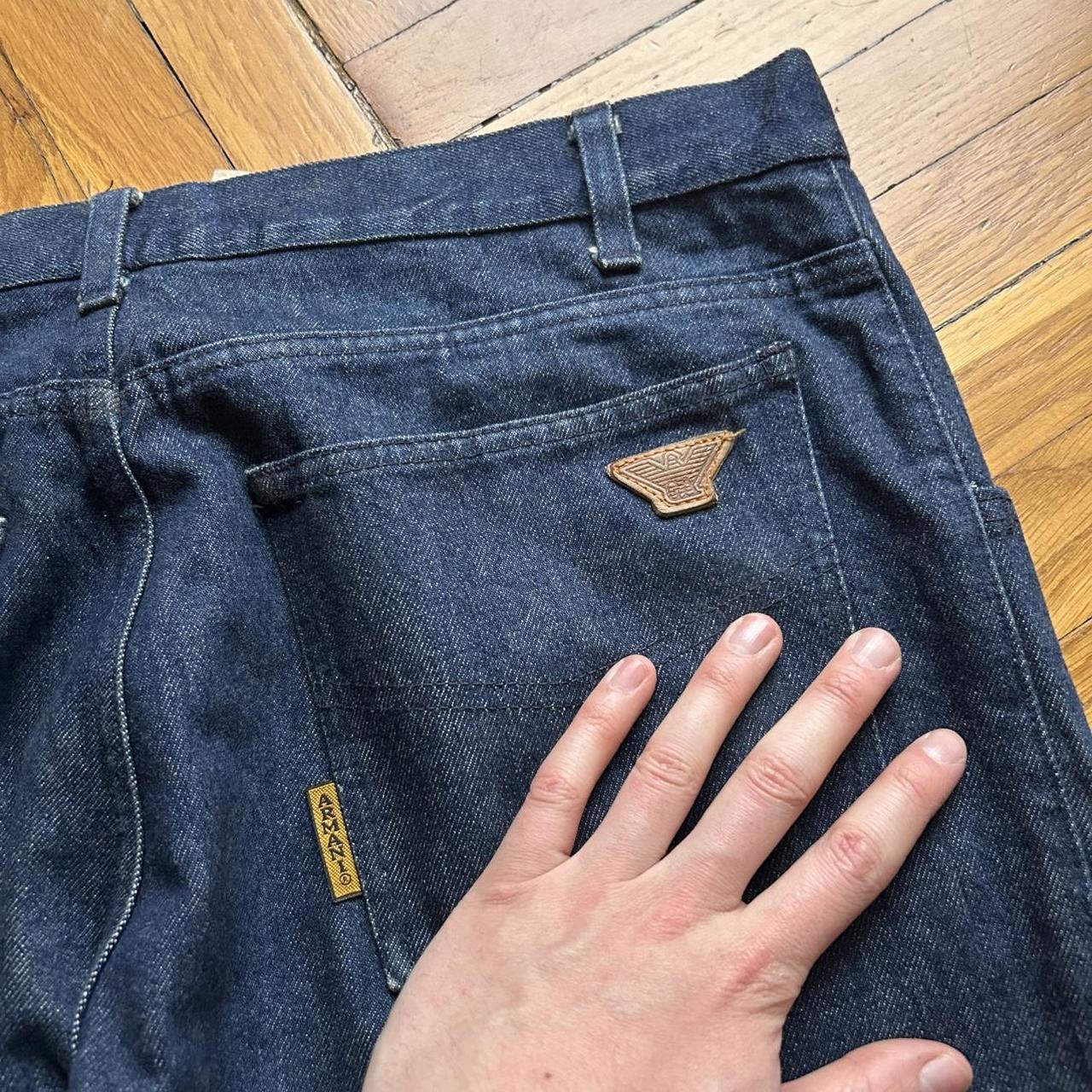 1980s Giorgio Armani Jeans Blue 36W 32L