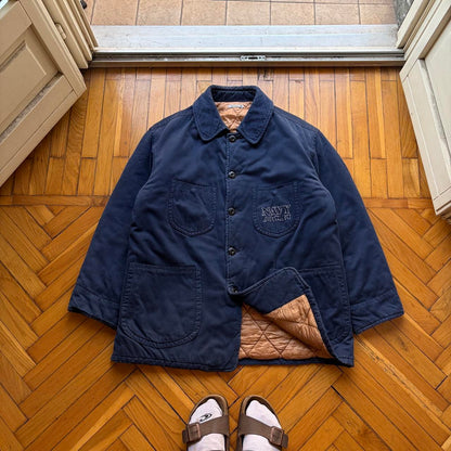 1980s Boneville Navy Arctic Coat XL