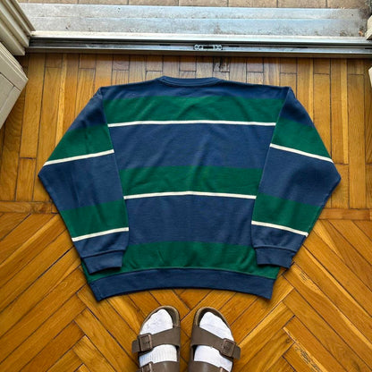 1990s Paul & Shark Striped Knitted Jumper M