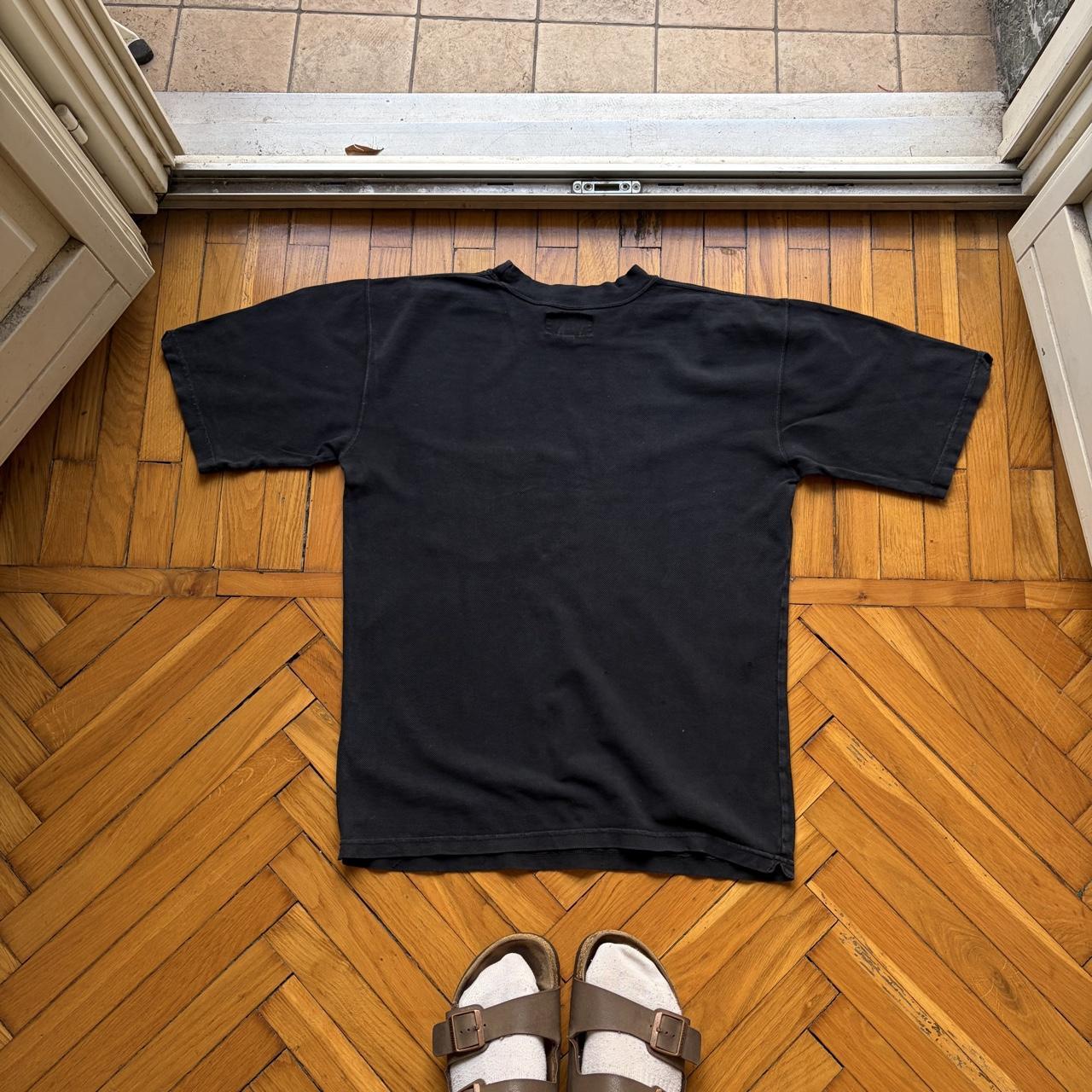 1990s Armani Jeans T Shirt Black M