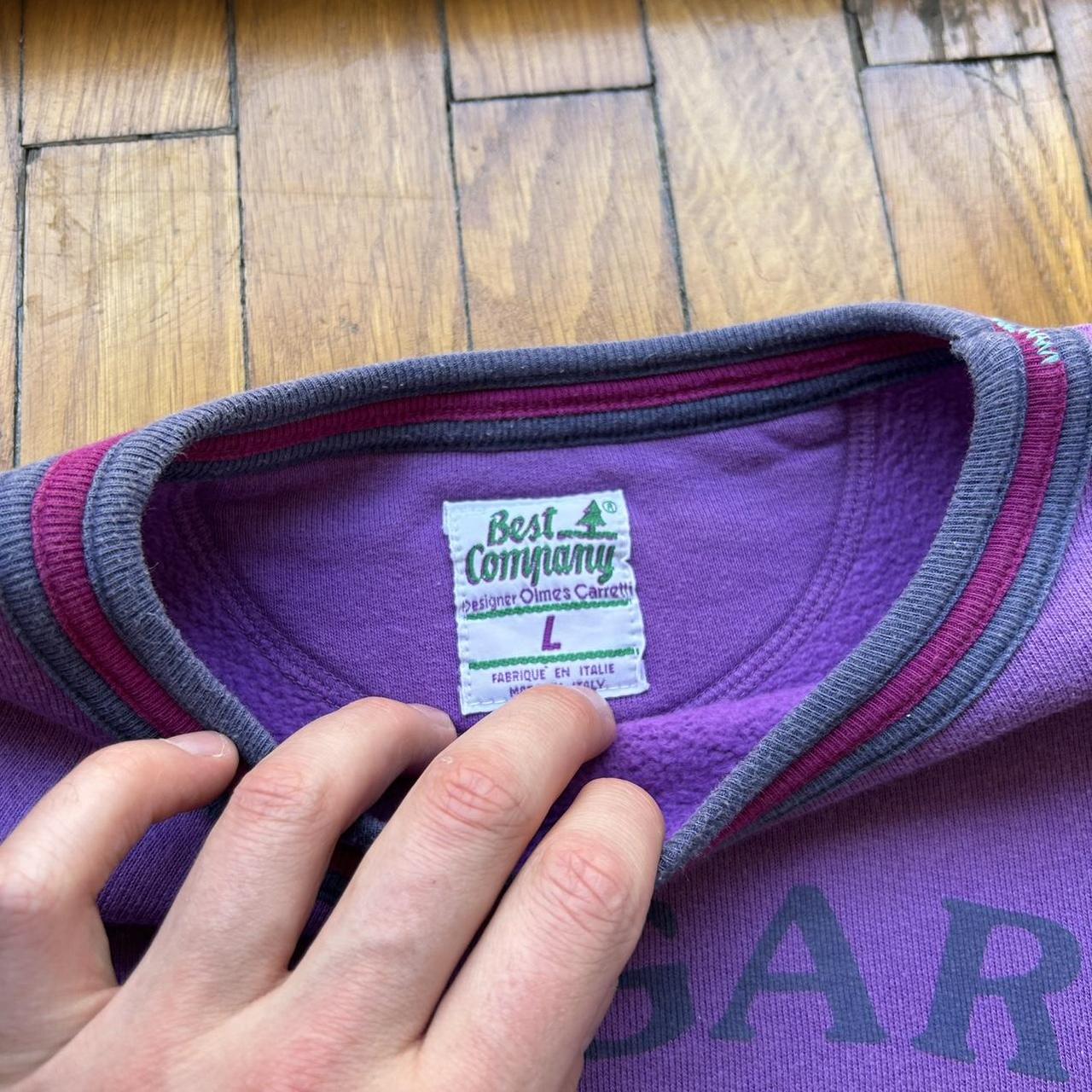 1980s Best Company Sweatshirt Purple L