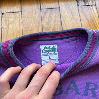 1980s Best Company Sweatshirt Purple L
