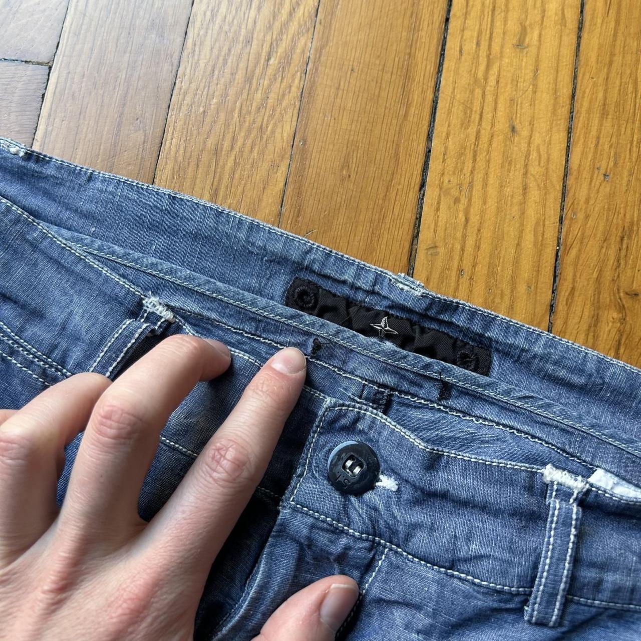 1990s Stone Island Denims Trousers Blue 34W 32L