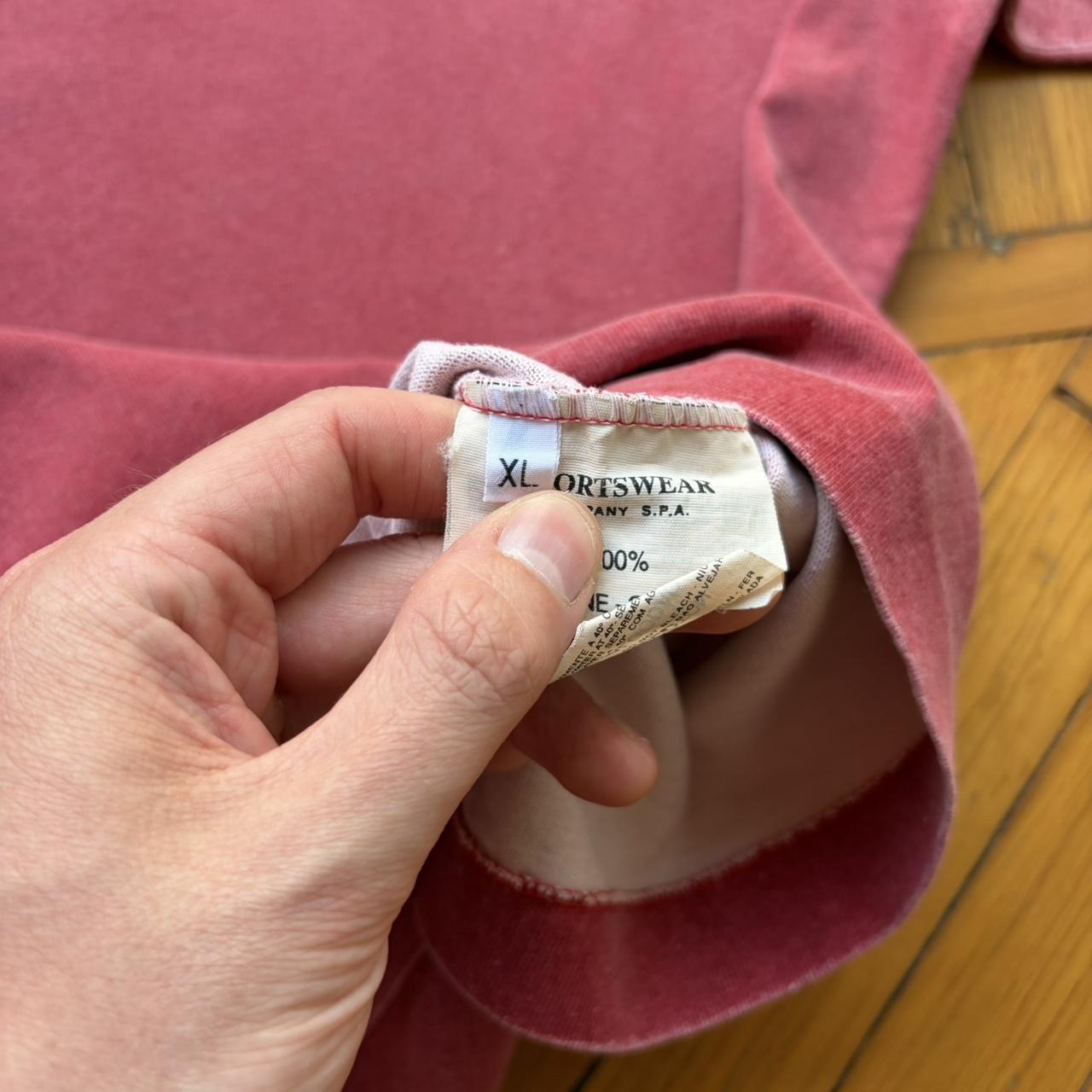 S/S 1999 Stone Island Polo Shirt Red XL
