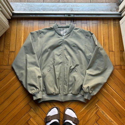 1990s Lacoste Chemise Reversible Bomber Jacket XL