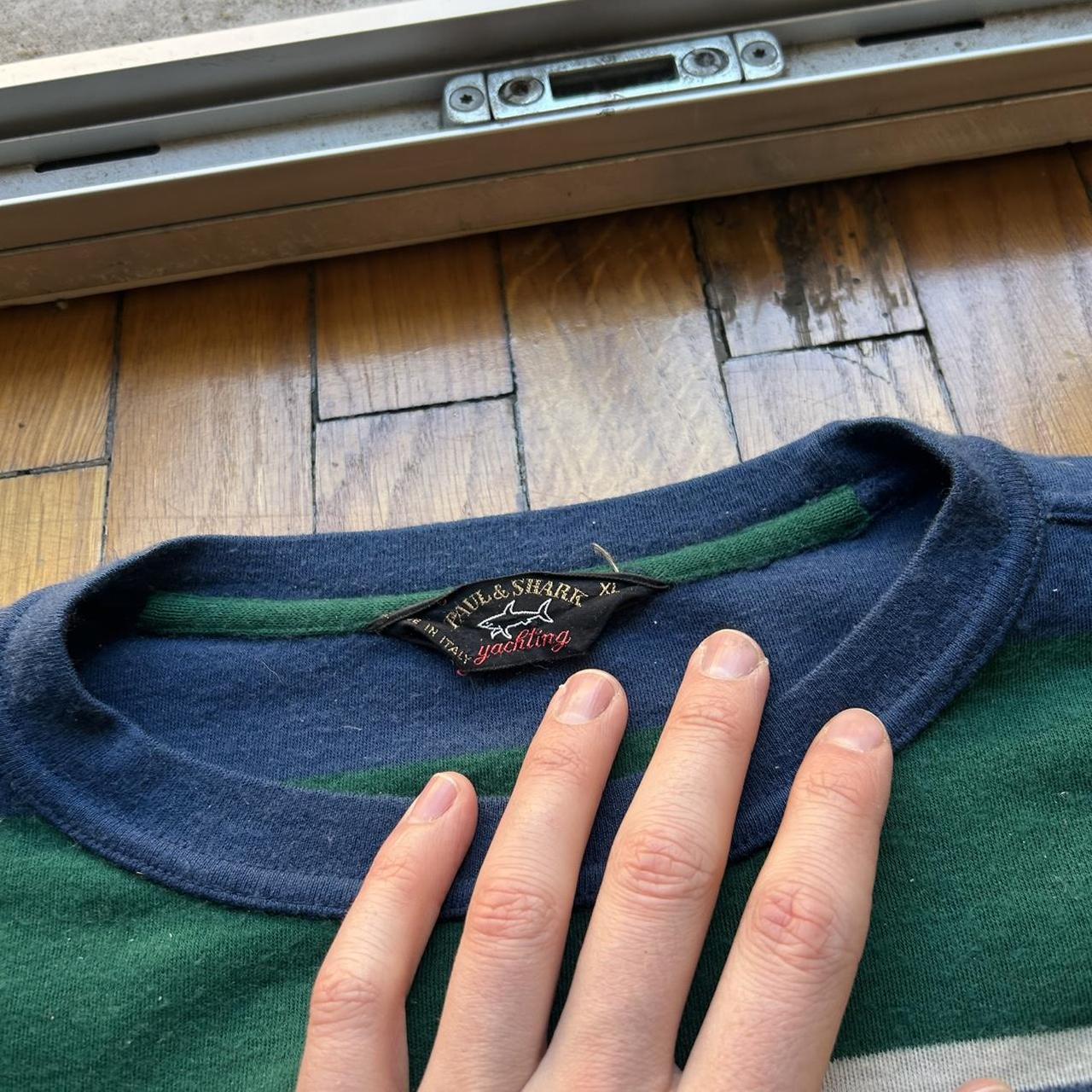 1990s Paul & Shark Striped Knitted Jumper M