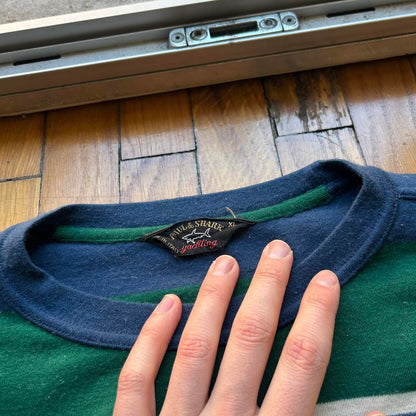 1990s Paul & Shark Striped Knitted Jumper M