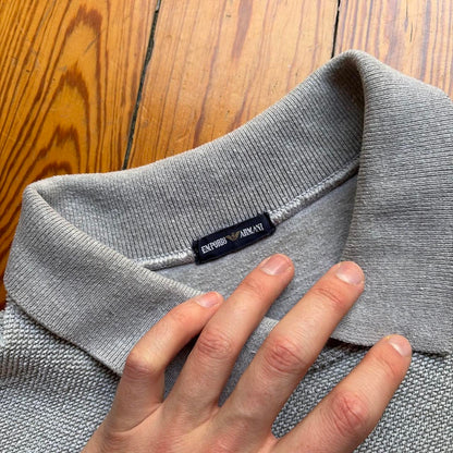 1986/7 Emporio Armani Sweatshirt Grey L