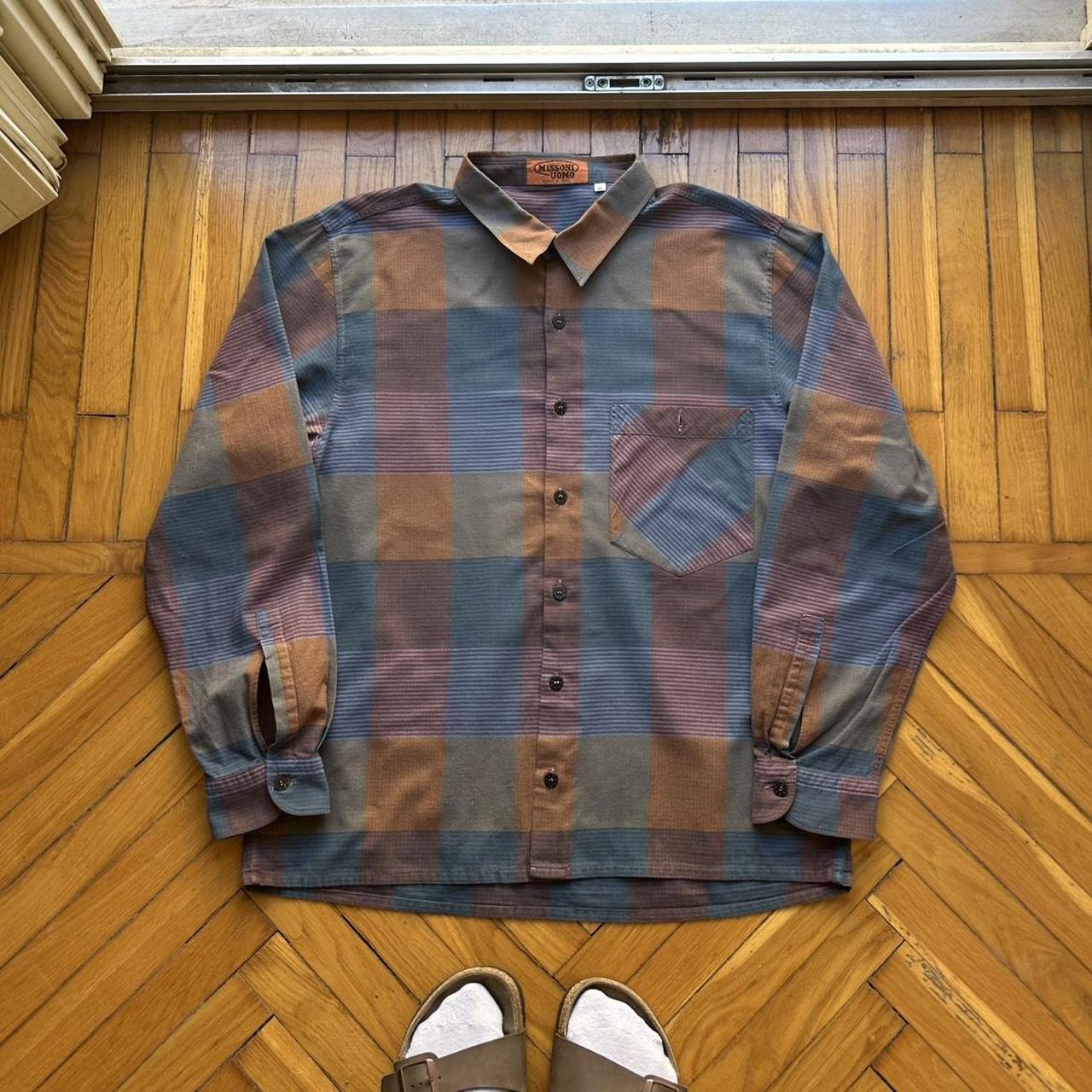 1990s Missoni Checked Shirt M