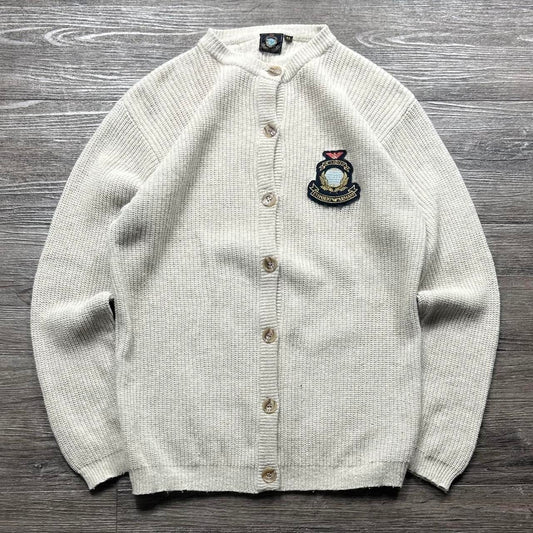 1980s Armani Knitted Cardigan Beige S
