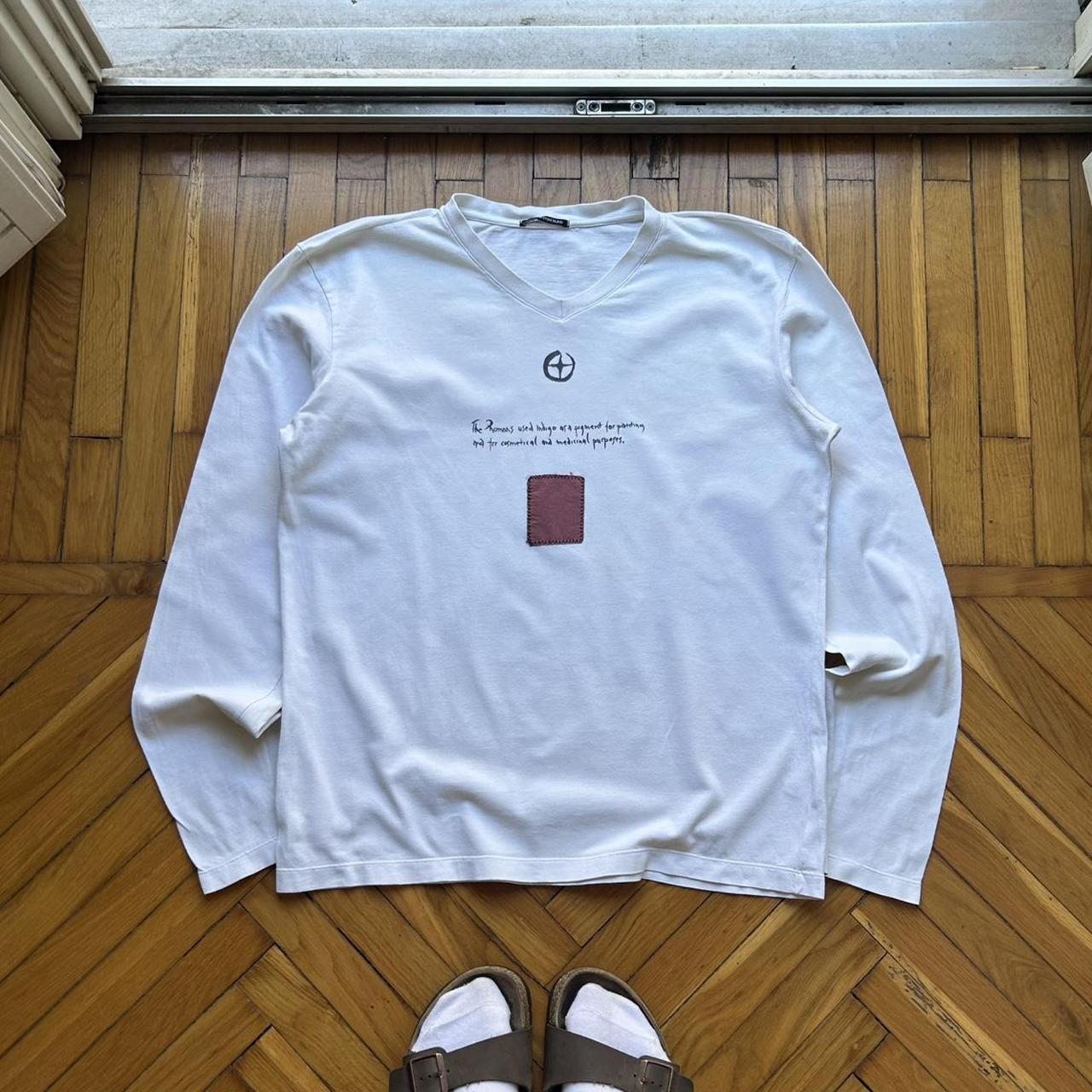 2000s Stone Island Denims LS T Shirt White M