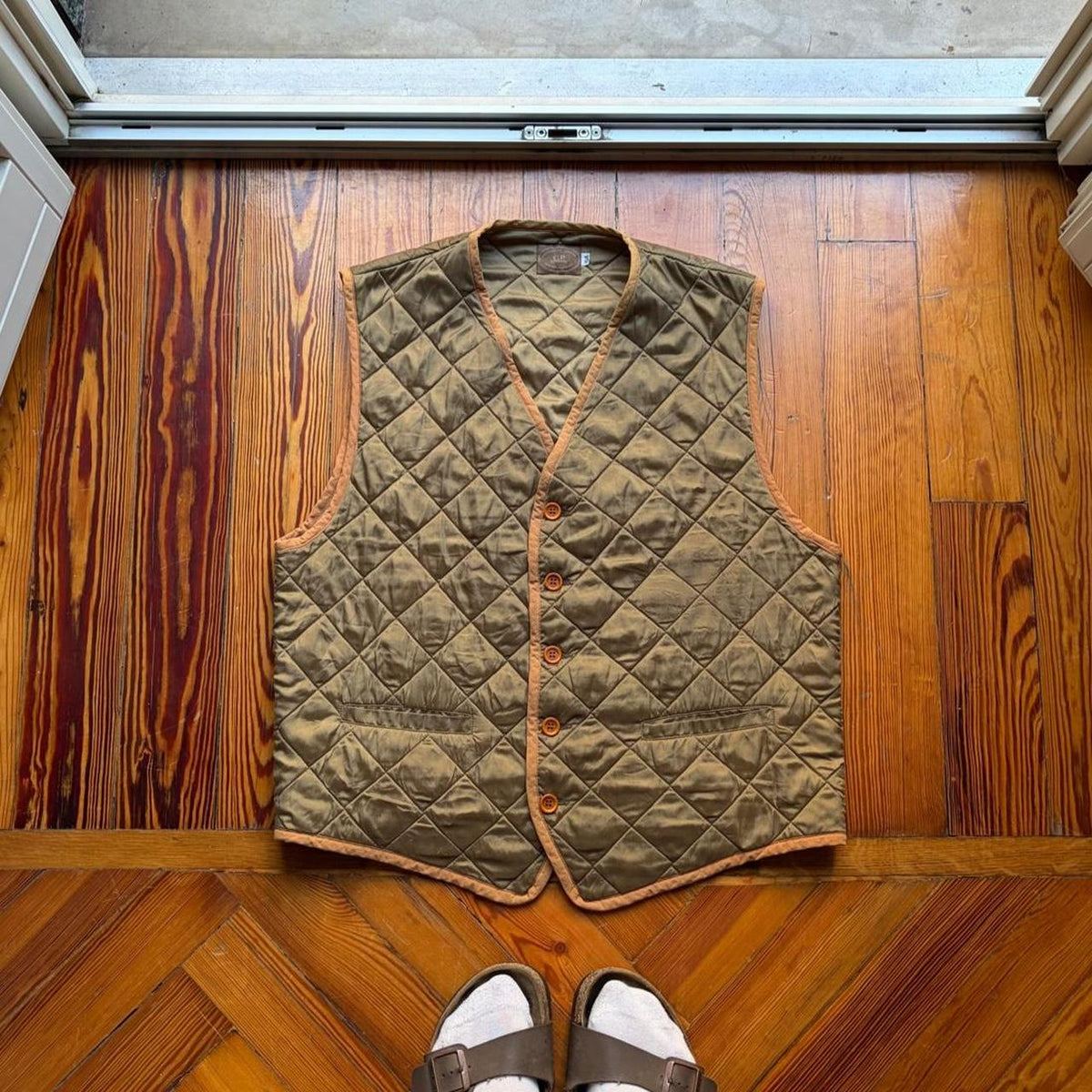 1980s CP Company Quilted Gilet M