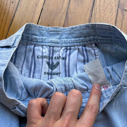 1980s Giorgio Armani Denim Skirt Women’s 24W