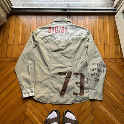 1990s Dolce & Gabbana Print Shirt M