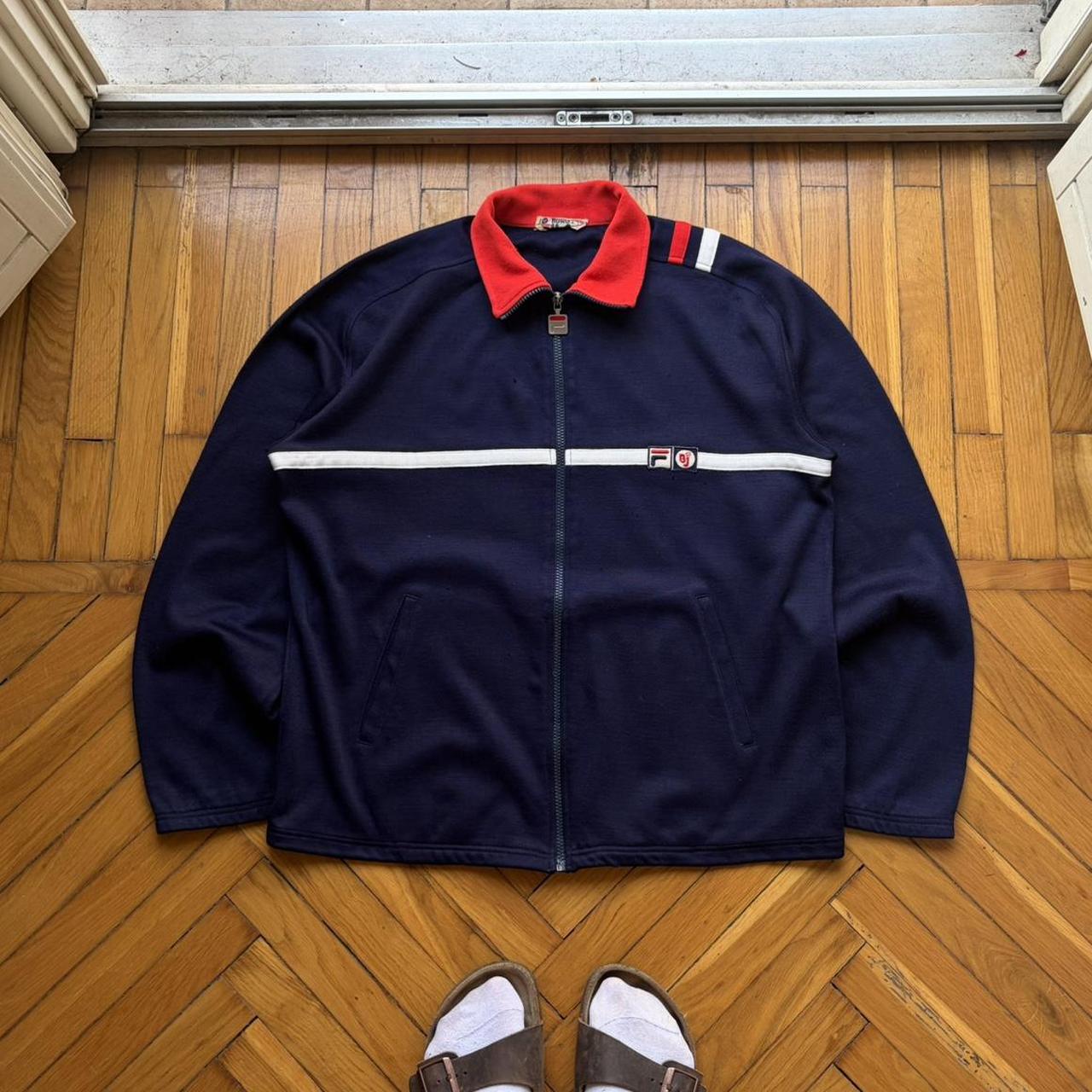 1980s Fila Bjorn Borg Jacket Navy M