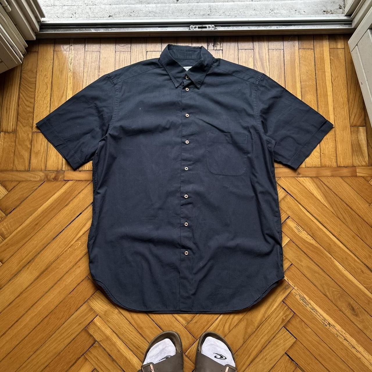 1990s Giorgio Armani Shirt Navy L