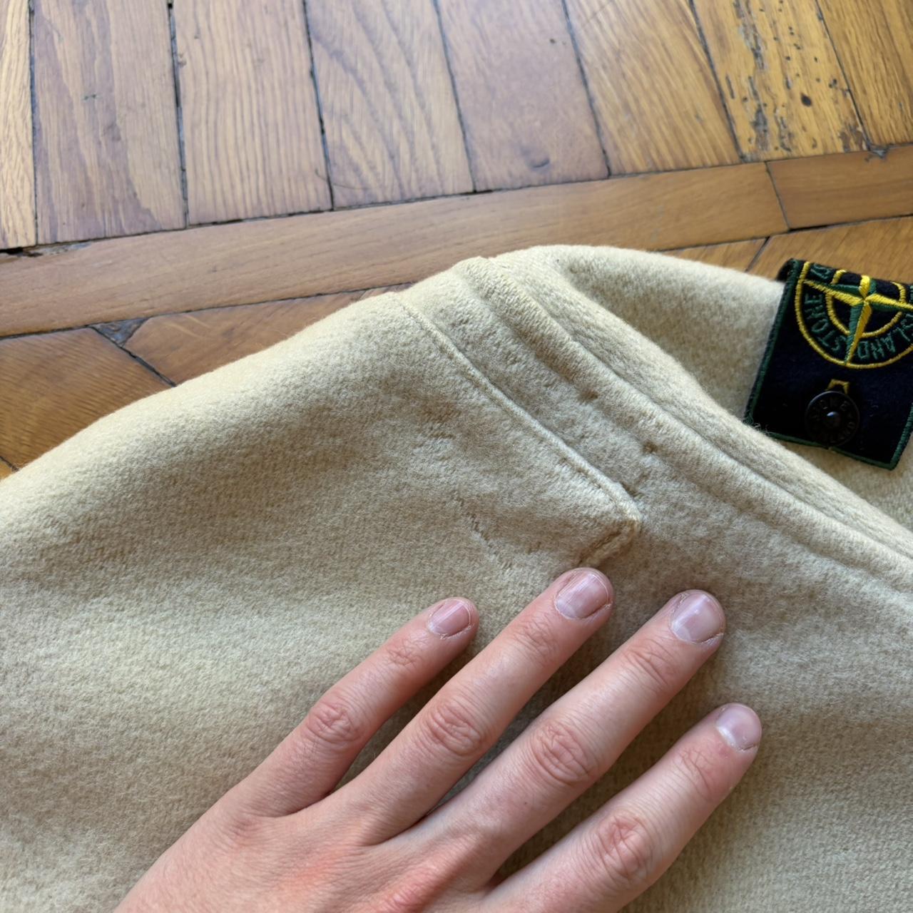 1980s Stone Island Montgomery Duffle Coat Cream L