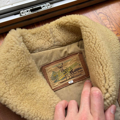 1990s Chevignon Shearling Coat XL