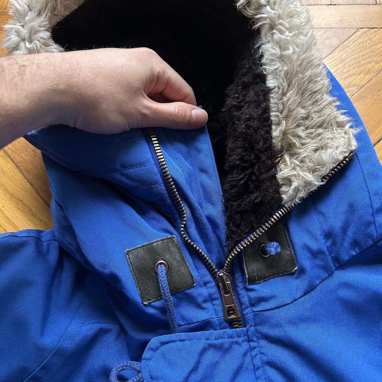 1990s Fiorucci Panarctic Jacket Blue XXL