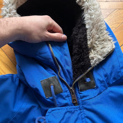 1990s Fiorucci Panarctic Jacket Blue XXL