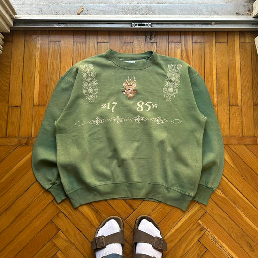 1980s Best Company Sweatshirt Green M