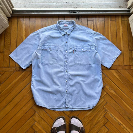 1990s Enrico Coveri Denim Shirt Blue L