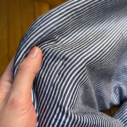 1990s Lacoste Chemise Bomber Jacket Striped XL