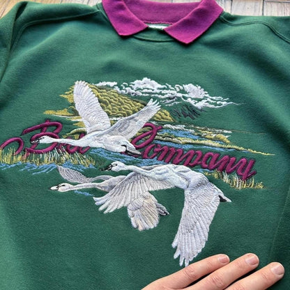 1980s Best Company Sweatshirt Green M