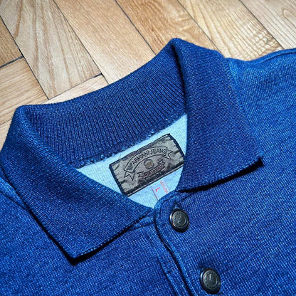 1990s Armani Jeans Collared Sweatshirt L