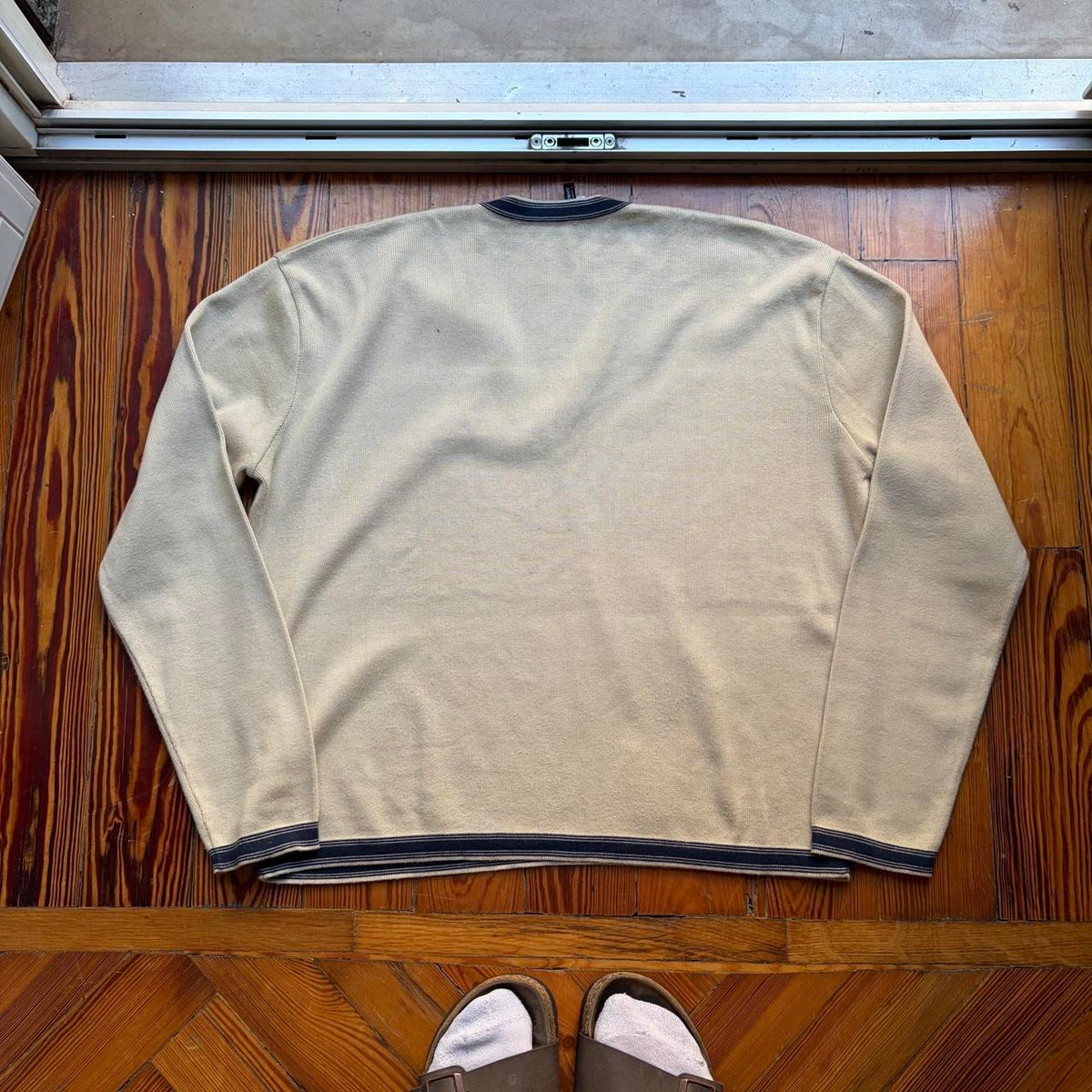 1980s Giorgio Armani V Neck Knitted Jumper M