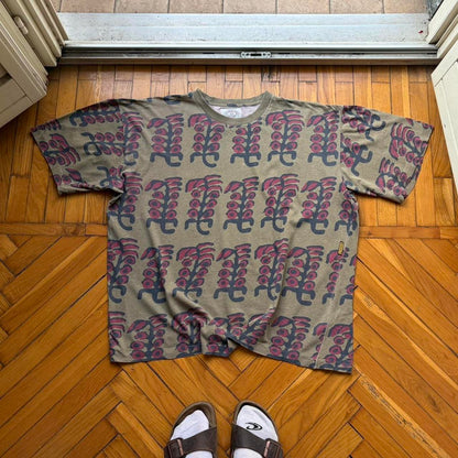 1990s Armani Jeans Pattern T Shirt XL