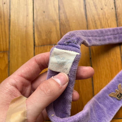 1980s Giorgio Armani Headband Purple OS