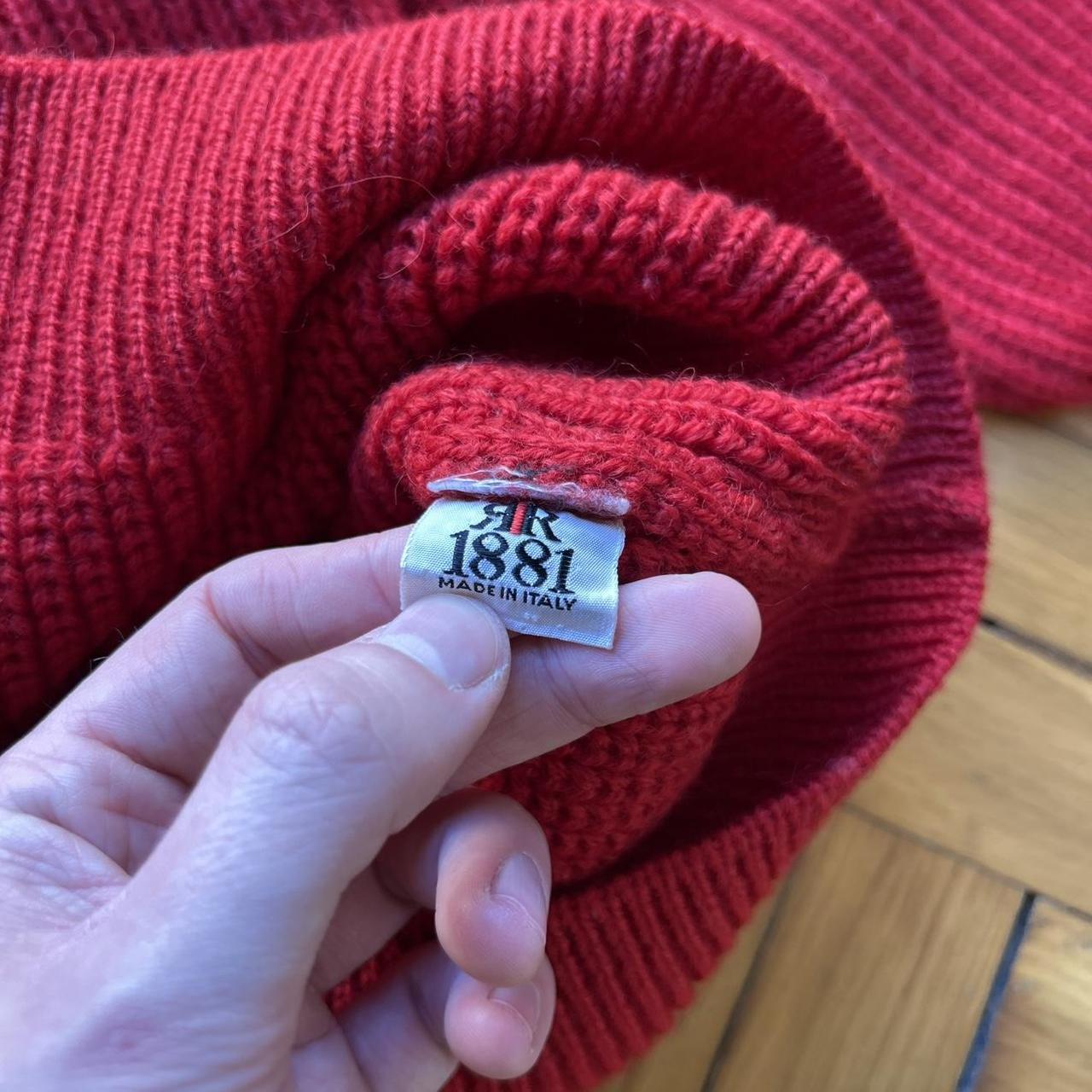 1990s Cerruti 1881 Knitted Jumper Red M