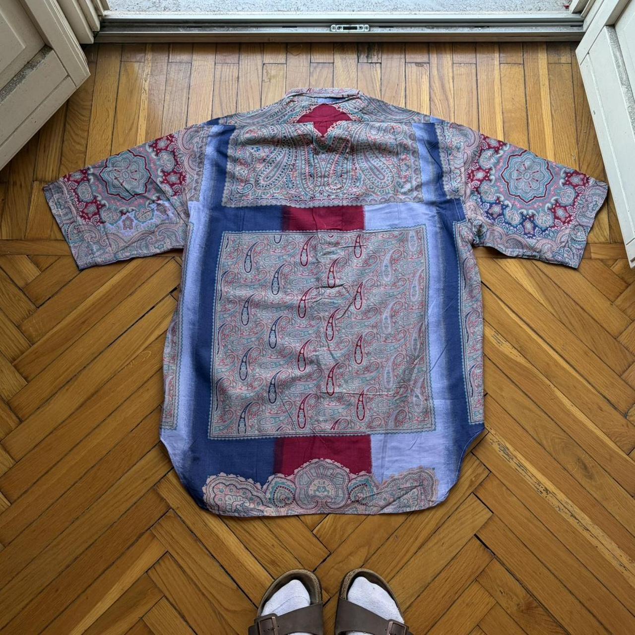 1980s CP Company Paisley Shirt L