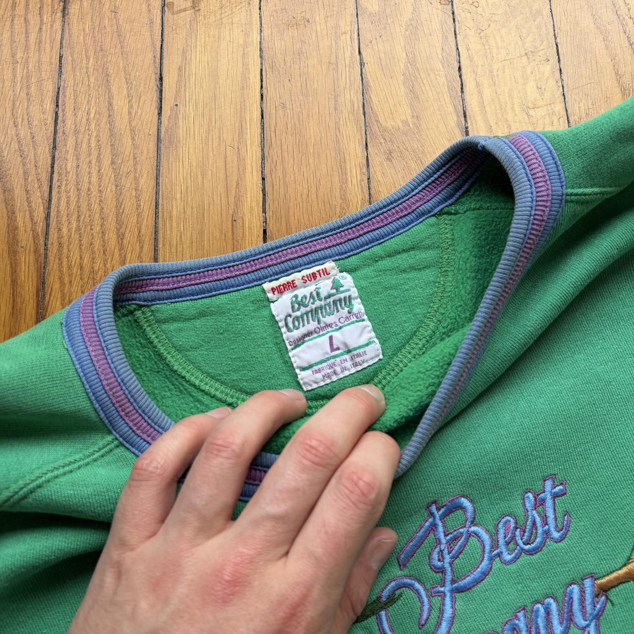1980s Best Company Sweatshirt Green M