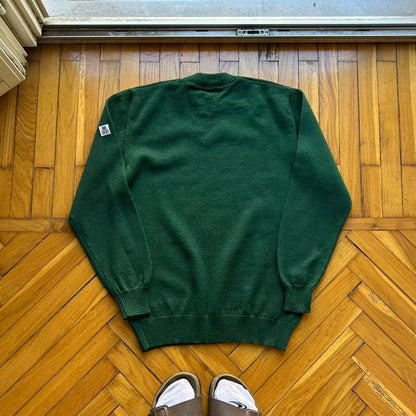 1980s Cerruti 1881 Knitted Jumper Green S