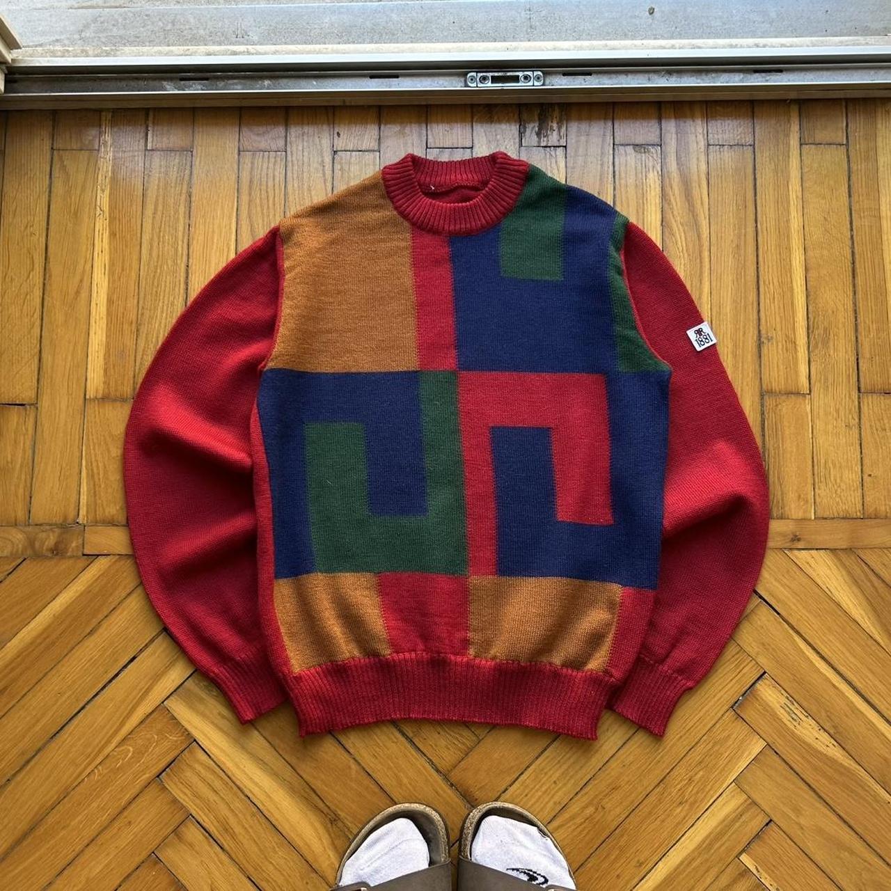 1980s Cerruti 1881 Knitted Jumper Red XS