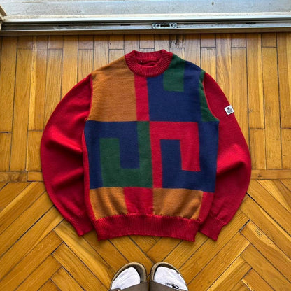 1980s Cerruti 1881 Knitted Jumper Red XS