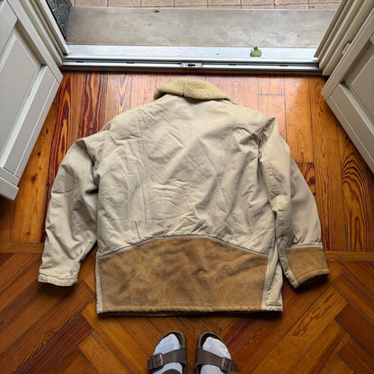 1990s Chevignon Shearling Coat XL